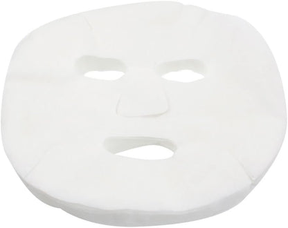 100 Pcs DIY White Color Natural Spa Skin Care Skin Fiber Paper Pre-cut Facial Paper Sheet Facial Mask