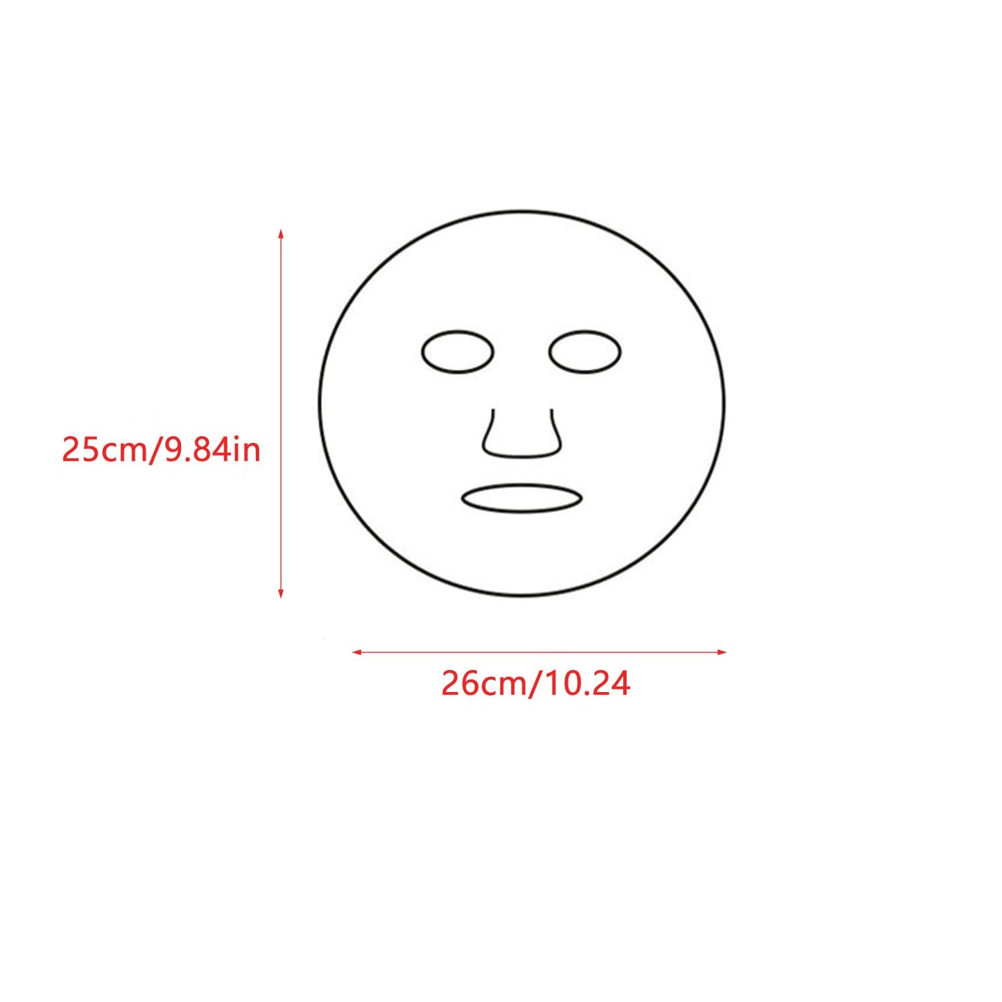 400 Pack Plastic Facial Mask Disposable Sheet Mask Wrap Face Moisturizer Mask DIY Forehead Wrinkle Patches for Clay Face Creams Mud Mask Collagen Moisturizing Cream Night Lotion Absorbing