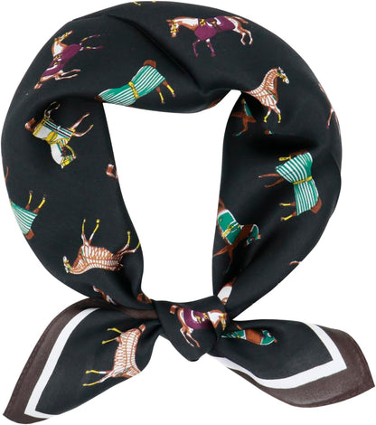 100% Mulberry Silk Scarf-Women's 21''/27''Square Silk Hair Head Scarf Neckerchief with Gift Packaged