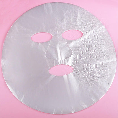 400-Pack Disposable Face Mask Sheets DIY Transparent Plastic Facial Wrap for Enhanced Skincare & At-Home Spa Skincare Preservative DIY Clear Spa Facial Sheet Mask Thin Plastic Wrap Moisture Retention