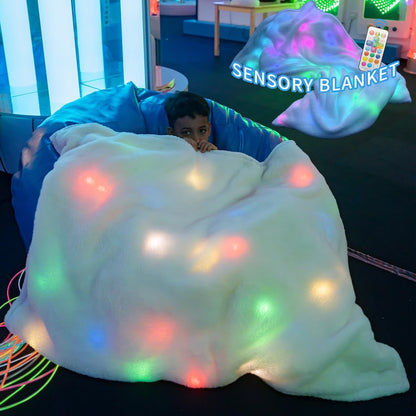 Large Sensory Blanket: 2.8kg Weighted Throw for Anxiety Relief, Soft Cozy Autism & ADHD Support
