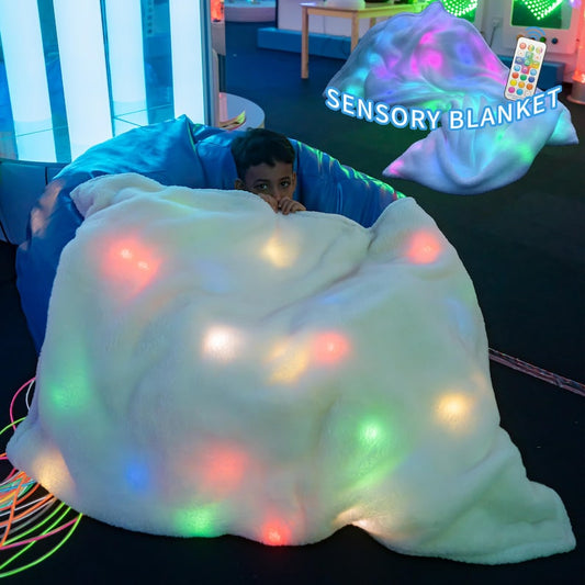 Large Sensory Blanket: 2.8kg Weighted Throw for Anxiety Relief, Soft Cozy Autism & ADHD Support