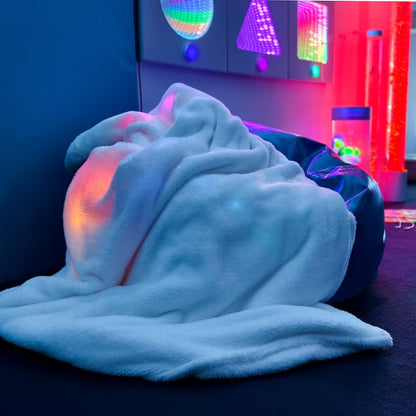 Large Sensory Blanket: 2.8kg Weighted Throw for Anxiety Relief, Soft Cozy Autism & ADHD Support