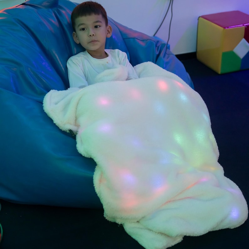 Large Sensory Blanket: 2.8kg Weighted Throw for Anxiety Relief, Soft Cozy Autism & ADHD Support