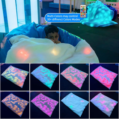 Large Sensory Blanket: 2.8kg Weighted Throw for Anxiety Relief, Soft Cozy Autism & ADHD Support