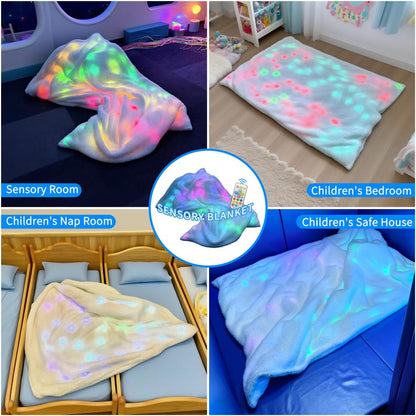 Large Sensory Blanket: 2.8kg Weighted Throw for Anxiety Relief, Soft Cozy Autism & ADHD Support